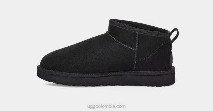 clásico ultra mini negro mujer UGG 4VBT560