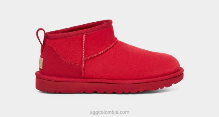 clásico ultra mini samba rojo tnl mujer UGG 4VBT635