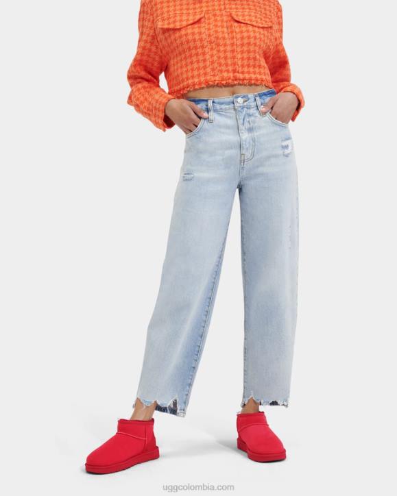 clásico ultra mini samba rojo tnl mujer UGG 4VBT635