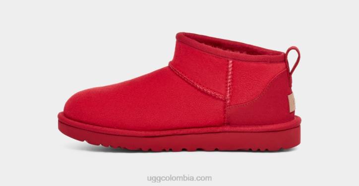 clásico ultra mini samba rojo tnl mujer UGG 4VBT635