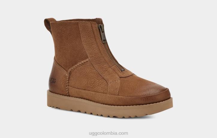 cremallera frontal deconstruida castaña mujer UGG 4VBT692