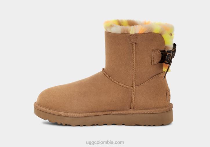 mini bailey arco plaid punk castaña mujer UGG 4VBT859