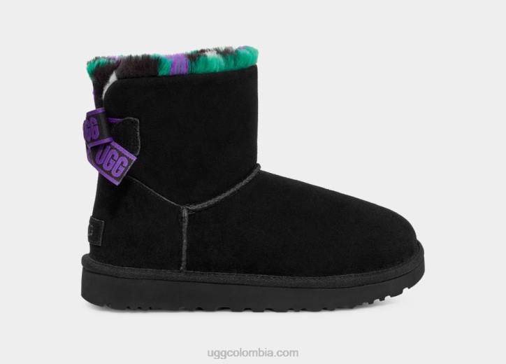 mini bailey arco plaid punk negro mujer UGG 4VBT860