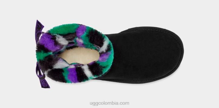 mini bailey arco plaid punk negro mujer UGG 4VBT860
