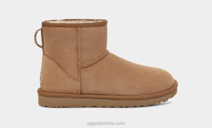 mini clásico regenerado castaña mujer UGG 4VBT5