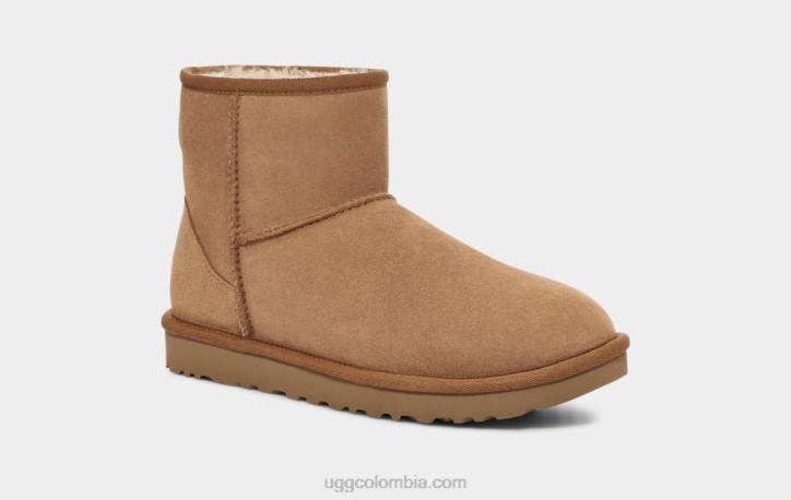 mini clásico regenerado castaña mujer UGG 4VBT5