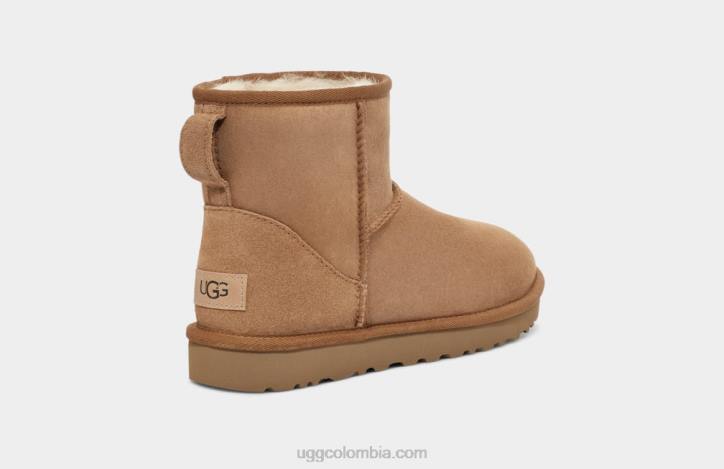 mini clásico regenerado castaña mujer UGG 4VBT5