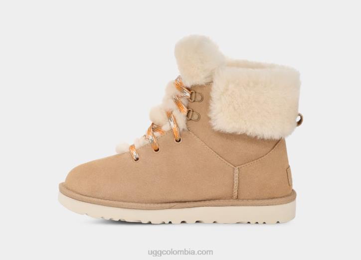 mini encaje alpino clásico arena mujer UGG 4VBT34