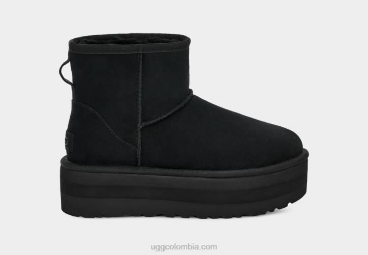 miniplataforma clásica negro mujer UGG 4VBT347