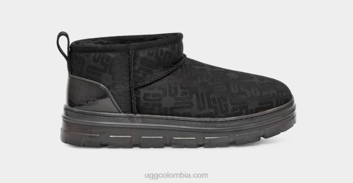monograma ultra mini clásico negro mujer UGG 4VBT2136 monograma ultra mini clásico negro mujer UGG 4VBT2136