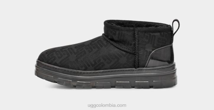 monograma ultra mini clásico negro mujer UGG 4VBT2136