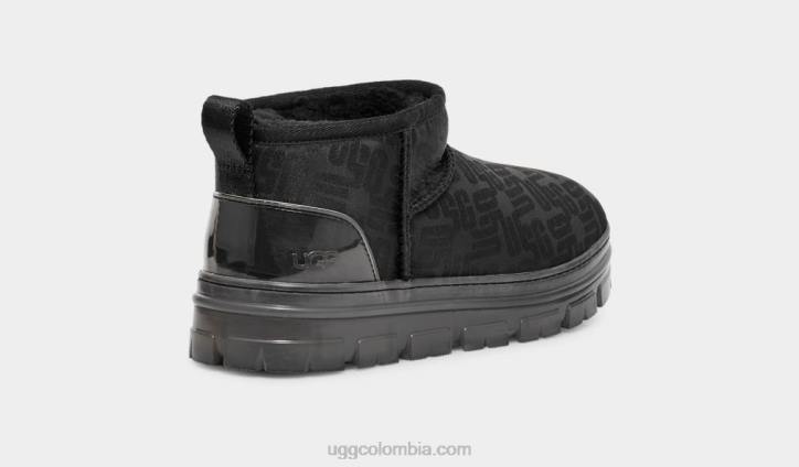 monograma ultra mini clásico negro mujer UGG 4VBT2136