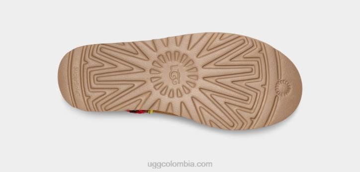 plataforma ultra mini trenza clásica castaña mujer UGG 4VBT656