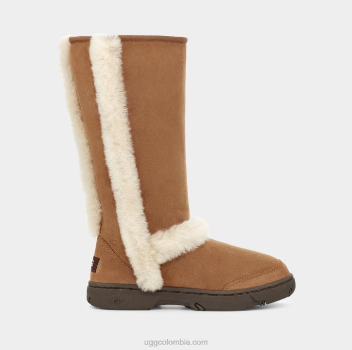 rayos de sol alto castaña mujer UGG 4VBT594