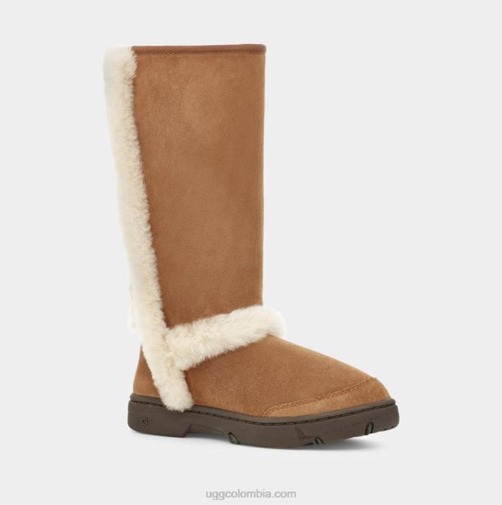 rayos de sol alto castaña mujer UGG 4VBT594