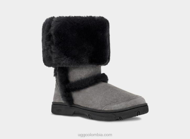 rayos de sol alto gris negro mujer UGG 4VBT595
