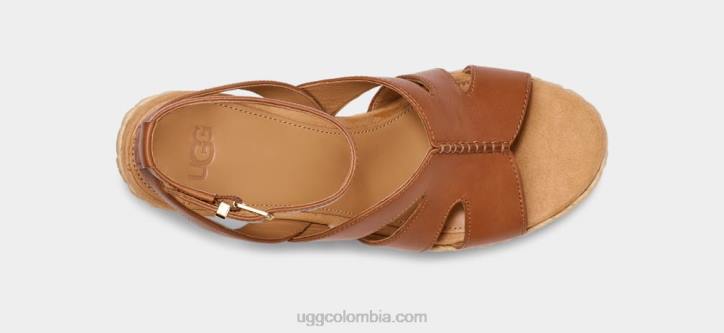 Carena cuero castaño mujer UGG 4VBT60