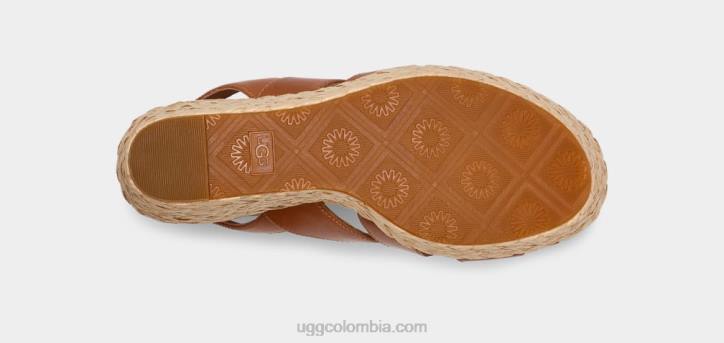 Carena cuero castaño mujer UGG 4VBT60