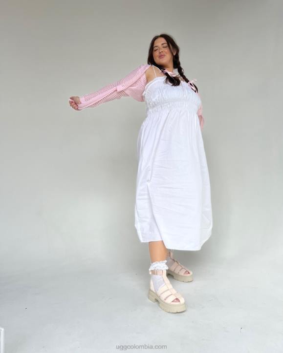 ashton tiras beige rosado mujer UGG 4VBT468