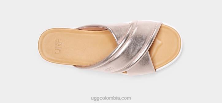 banda cruzada zayne metalizado oro rosa metalizado mujer UGG 4VBT44
