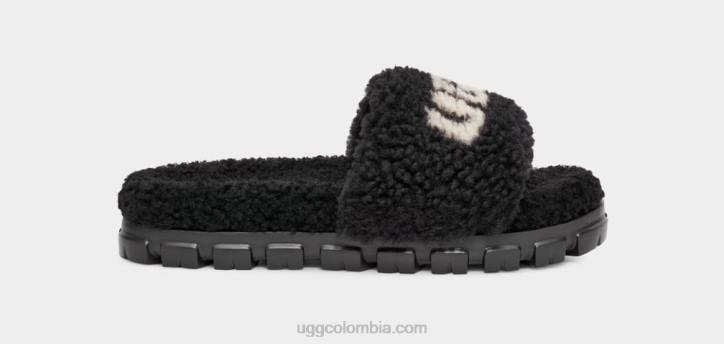 cozetta gráfico rizado negro mujer UGG 4VBT582