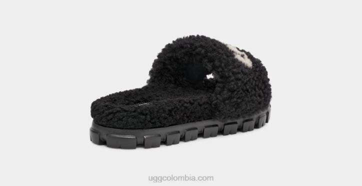 cozetta gráfico rizado negro mujer UGG 4VBT582