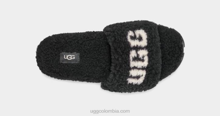 cozetta gráfico rizado negro mujer UGG 4VBT582