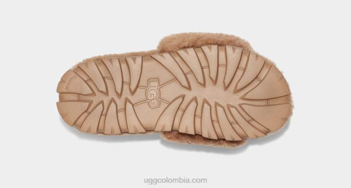 cozetta rizado castaña mujer UGG 4VBT433