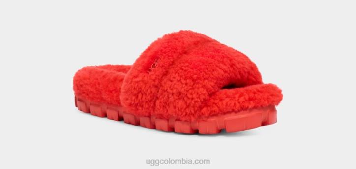 cozetta rizado pimiento rojo mujer UGG 4VBT432