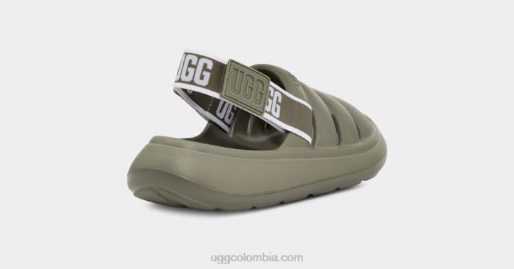 deporte sí diapositiva Musgo Verde mujer UGG 4VBT442