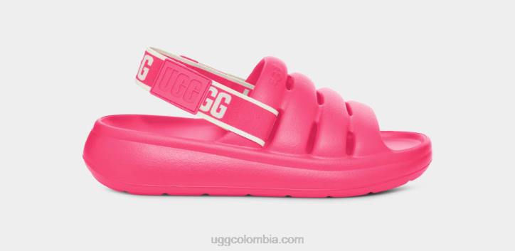 deporte sí diapositiva caramelo rosa mujer UGG 4VBT445