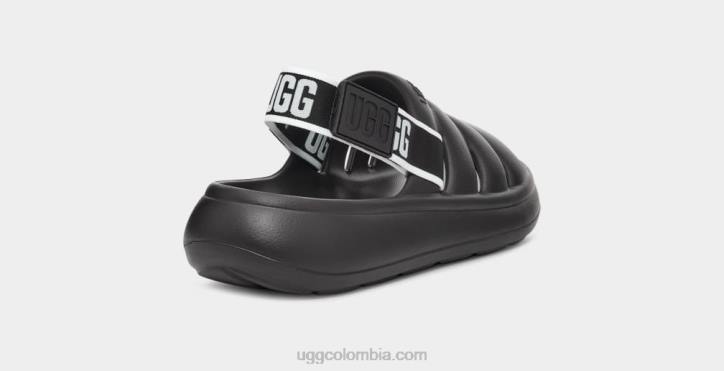 deporte sí diapositiva negro mujer UGG 4VBT440