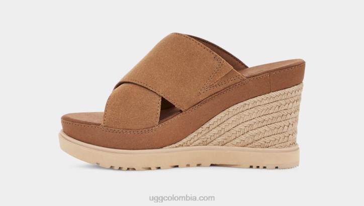 diapositiva del abad castaña mujer UGG 4VBT454