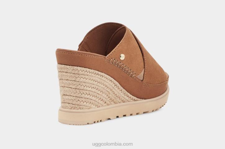 diapositiva del abad castaña mujer UGG 4VBT454