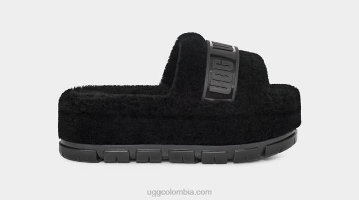 fluffita claro negro mujer UGG 4VBT734
