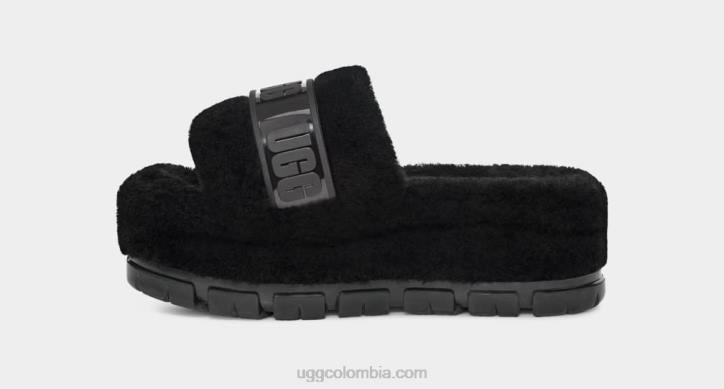 fluffita claro negro mujer UGG 4VBT734