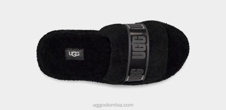 fluffita claro negro mujer UGG 4VBT734