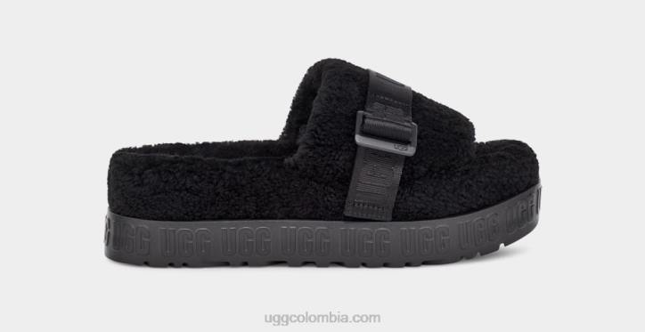 fluffita negro mujer UGG 4VBT836
