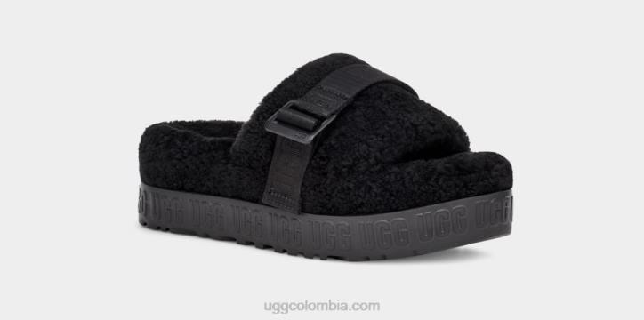 fluffita negro mujer UGG 4VBT836