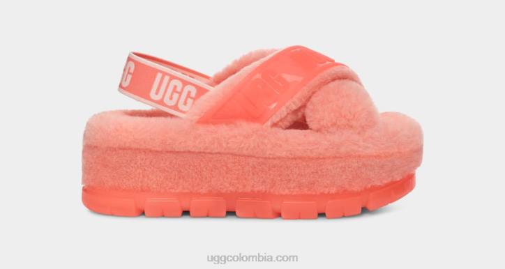 fuzzita claro estrella de mar rosa mujer UGG 4VBT730
