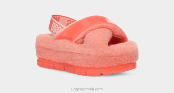 fuzzita claro estrella de mar rosa mujer UGG 4VBT730