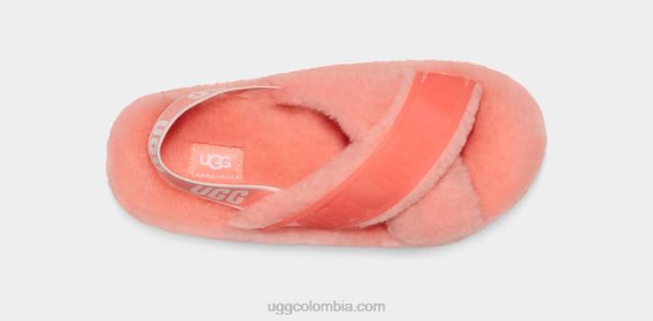 fuzzita claro estrella de mar rosa mujer UGG 4VBT730