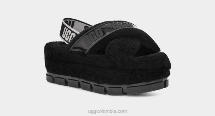 fuzzita claro negro mujer UGG 4VBT731