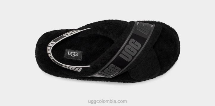 fuzzita claro negro mujer UGG 4VBT731
