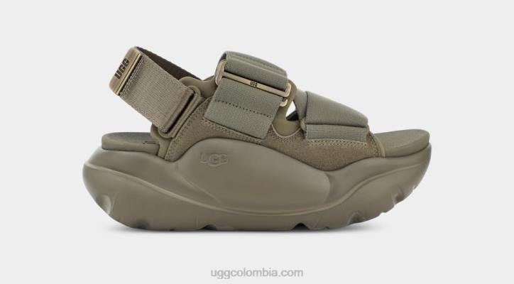 la street sandalia ante Musgo Verde mujer UGG 4VBT2124