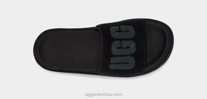 latón felpa negra mujer UGG 4VBT796