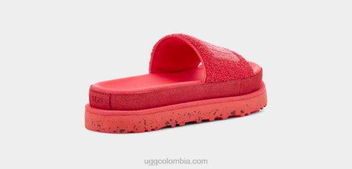 latón felpa rosa hibisco mujer UGG 4VBT797