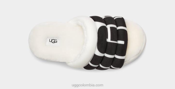 logotipo de diapositiva maxi blanco mujer UGG 4VBT2140