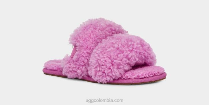 maxi scuffetta rizado rubí púrpura mujer UGG 4VBT681