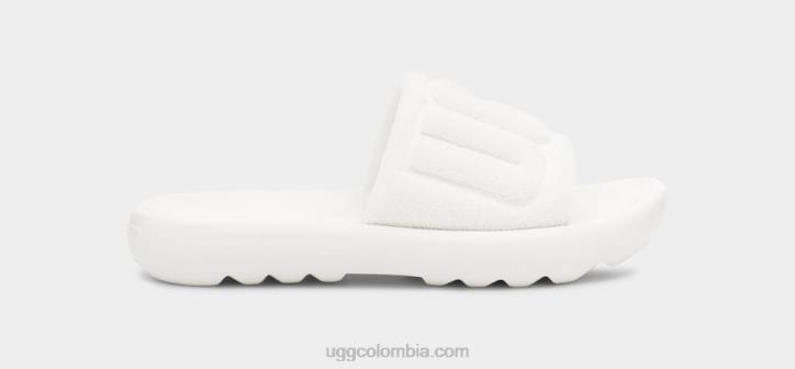 mini tobogán blanco brillante mujer UGG 4VBT491